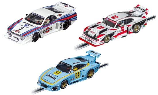 3 X Carrera Digital 132 Porsche , Capri , Lancia  ohne Original Verpackung SONDERANGEBOT